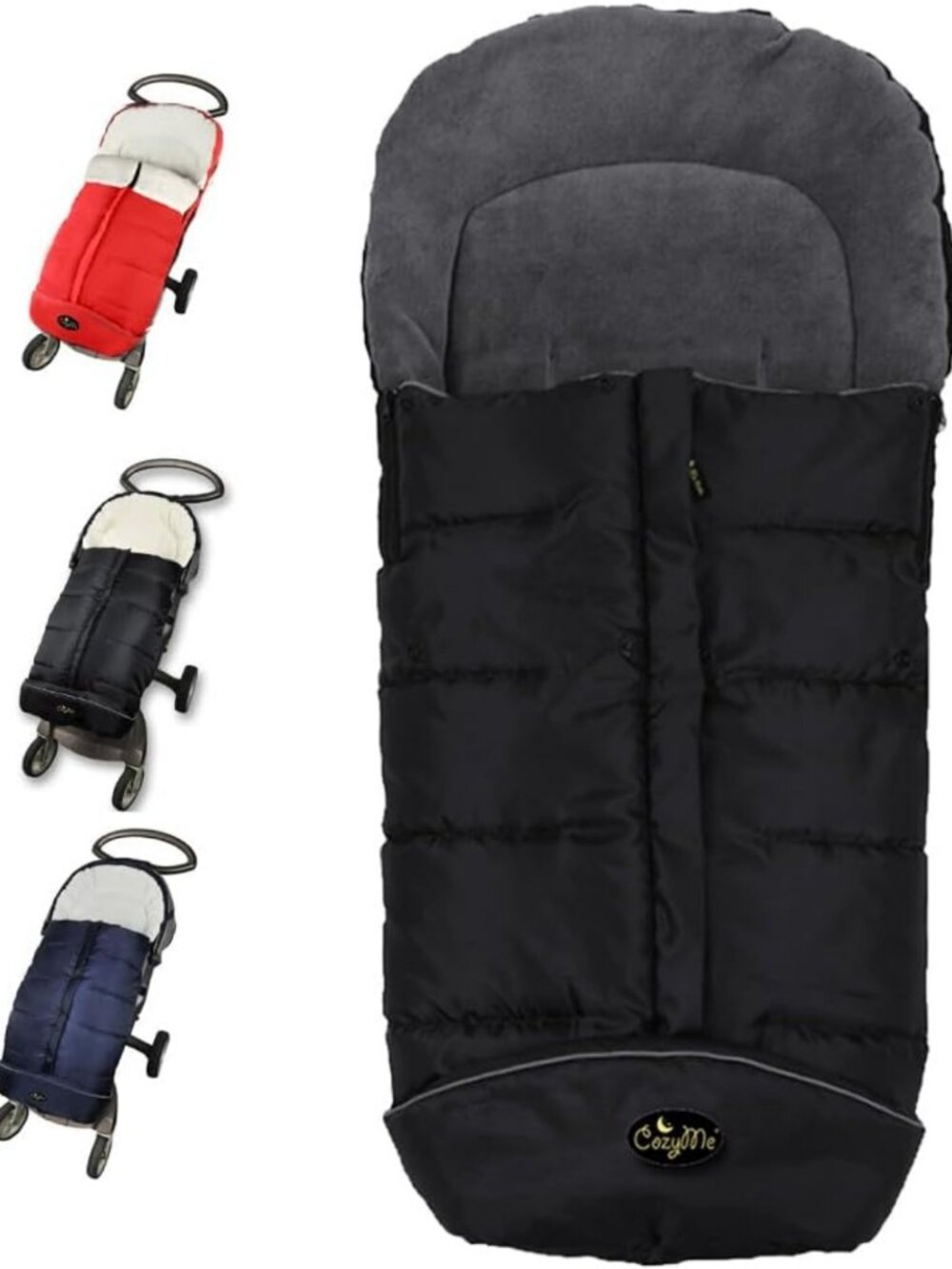 Cozy Insulated Stroller Footmuff Blanket, Water-Repellent Winter Bunting Bag